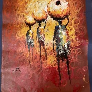 African Art works. Acrylic painting on canvas. 100% original paintings.